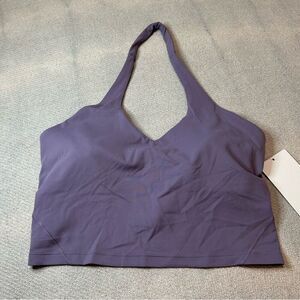 Lululemon Women’s Align Halter Tank Top Size 12 NWT $78 Purple Ash Rare